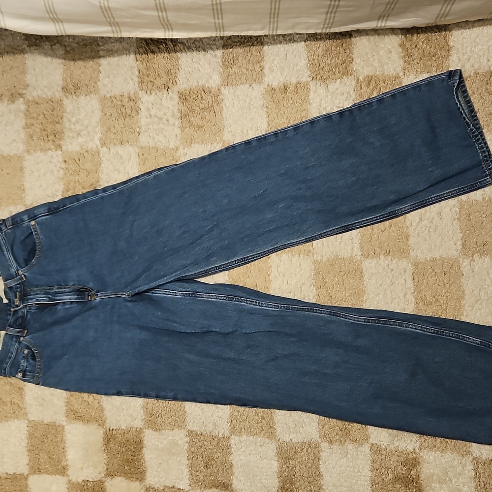 Classic Levis High Loose Medium Blue Denim Jeans Size 26